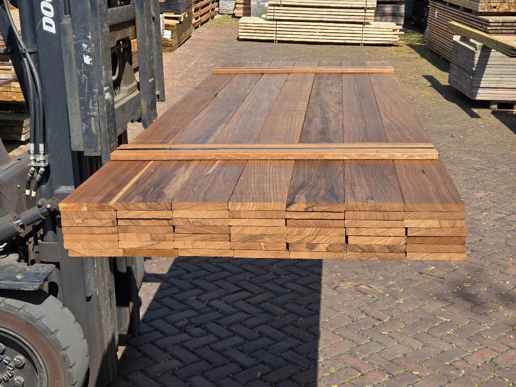 Geschaafde hardhouten planken 20x140 mm – nr: HP154, Tuin en Terras, Palen, Balken en Planken, Ophalen, Planken, Nieuw, Hardhout