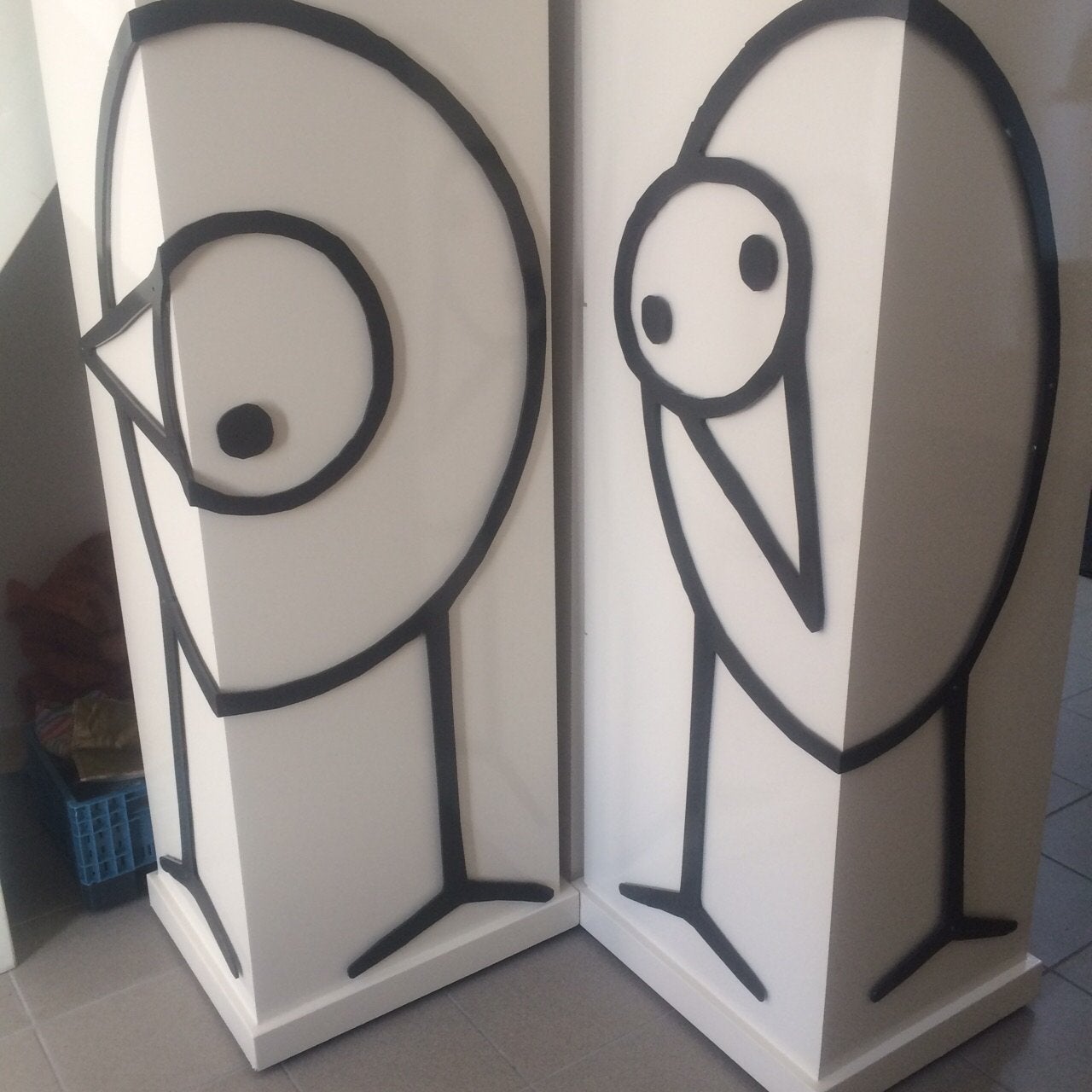 Stalen beelden Hans Innemee - Unieke kunstwerken, Antiek en Kunst, Ophalen, Handgemaakt, Zwart, 1 meter - 2 meter