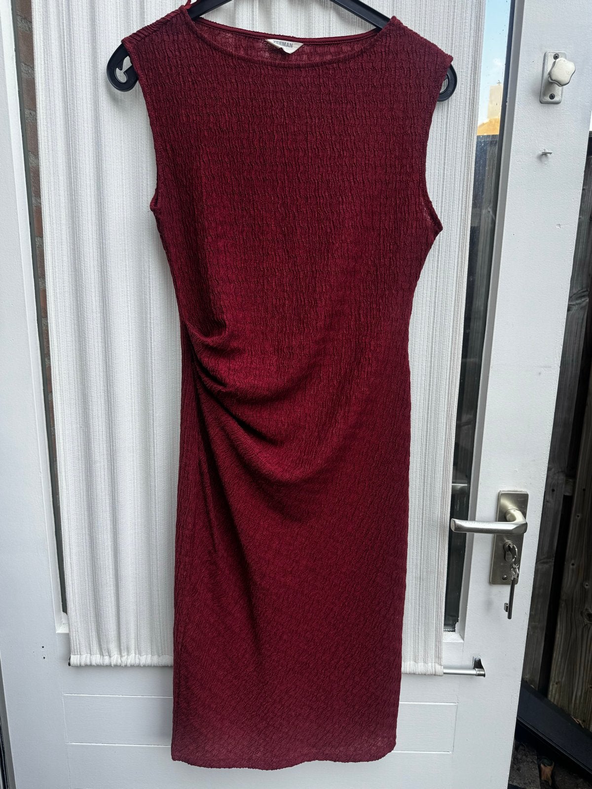 Wijnrode Zeeman jurk maat L, Ophalen of Verzenden, Nieuw, Maat 42/44 (L), Rood