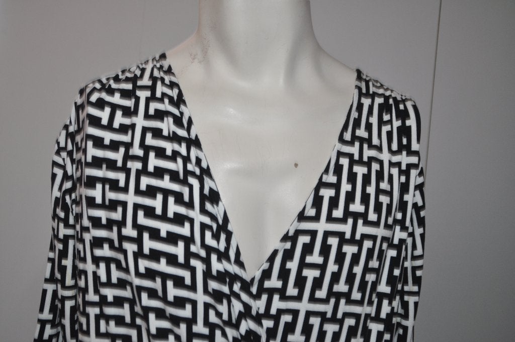 RST33 ( Question ? ) jurk maat XL Zwart Wit, Kleding | Dames, Wit, Maat 46/48 (XL) of groter, Ophalen of Verzenden, Zo goed als nieuw