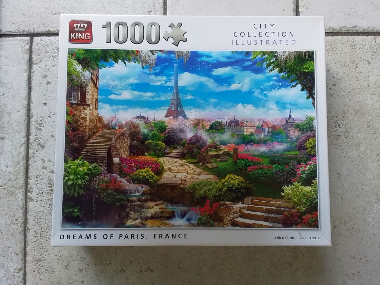 King puzzel Dream of Paris 1000 stukjes, Ophalen, 500 t/m 1500 stukjes, Zo goed als nieuw