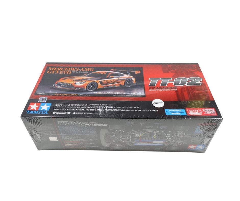 Tamiya 58750 1:10 RC Mercedes-AMG GT3 EVO TT-02, Hobby en Vrije tijd, Modelbouw | Radiografisch | Auto's, Elektro, Nieuw, Ophalen of Verzenden
