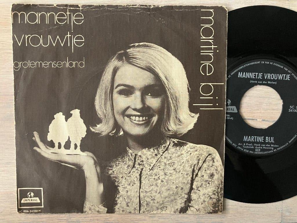 Martine Bijl, Gebruikt, 7 inch, Ophalen of Verzenden, Beschermende buitenhoes