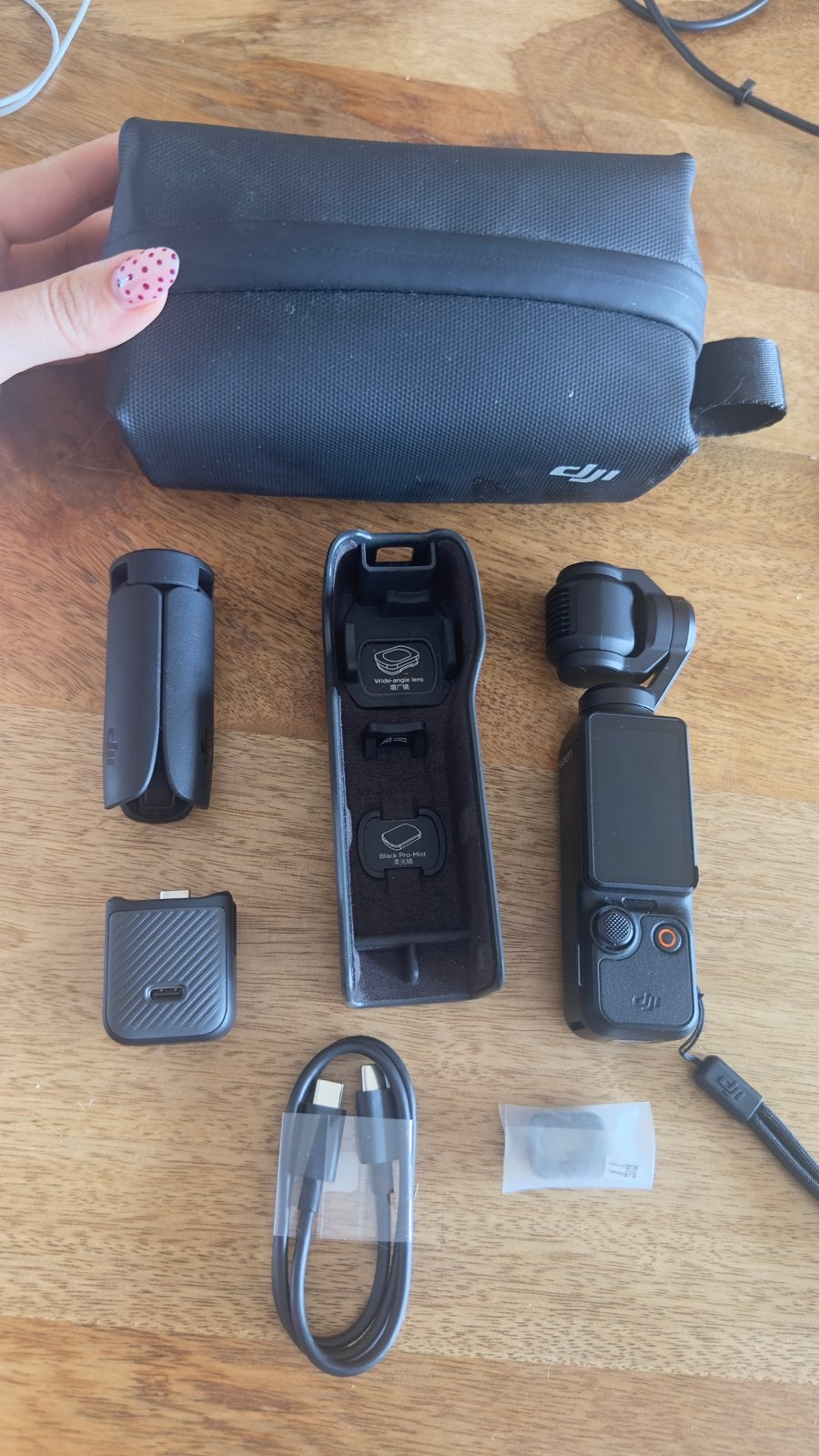 DJI Osmo Pocket 3 + accessoires + garantie, Ophalen, Zo goed als nieuw, Overige merken