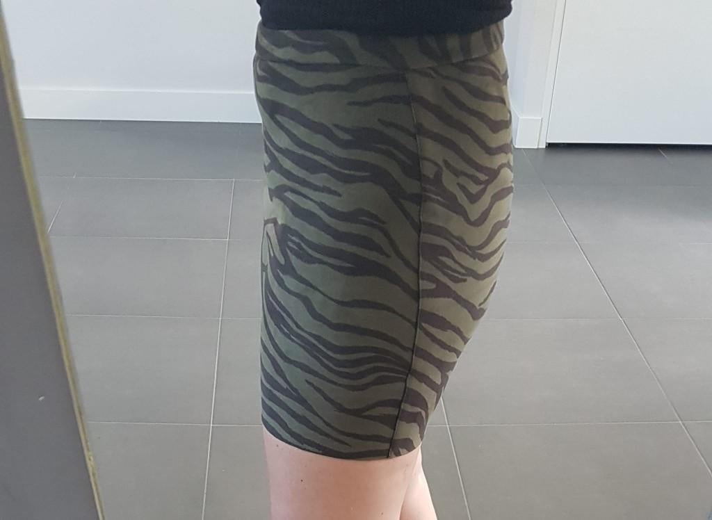 Rok Tijgerprint Groen Costes S Ongedragen, Verzenden, Nieuw, Costes, Maat 36 (S)