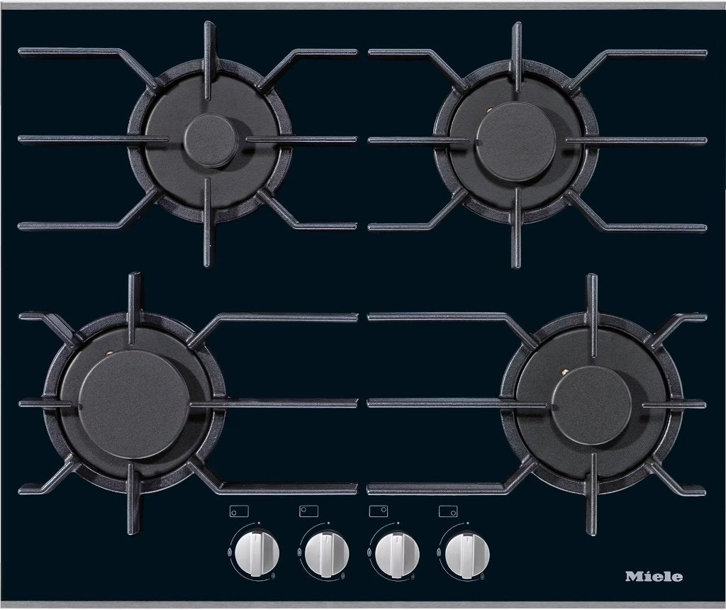 Miele kookplaat op glas KM3010, Ophalen, Gebruikt, 4 kookzones, Inbouw