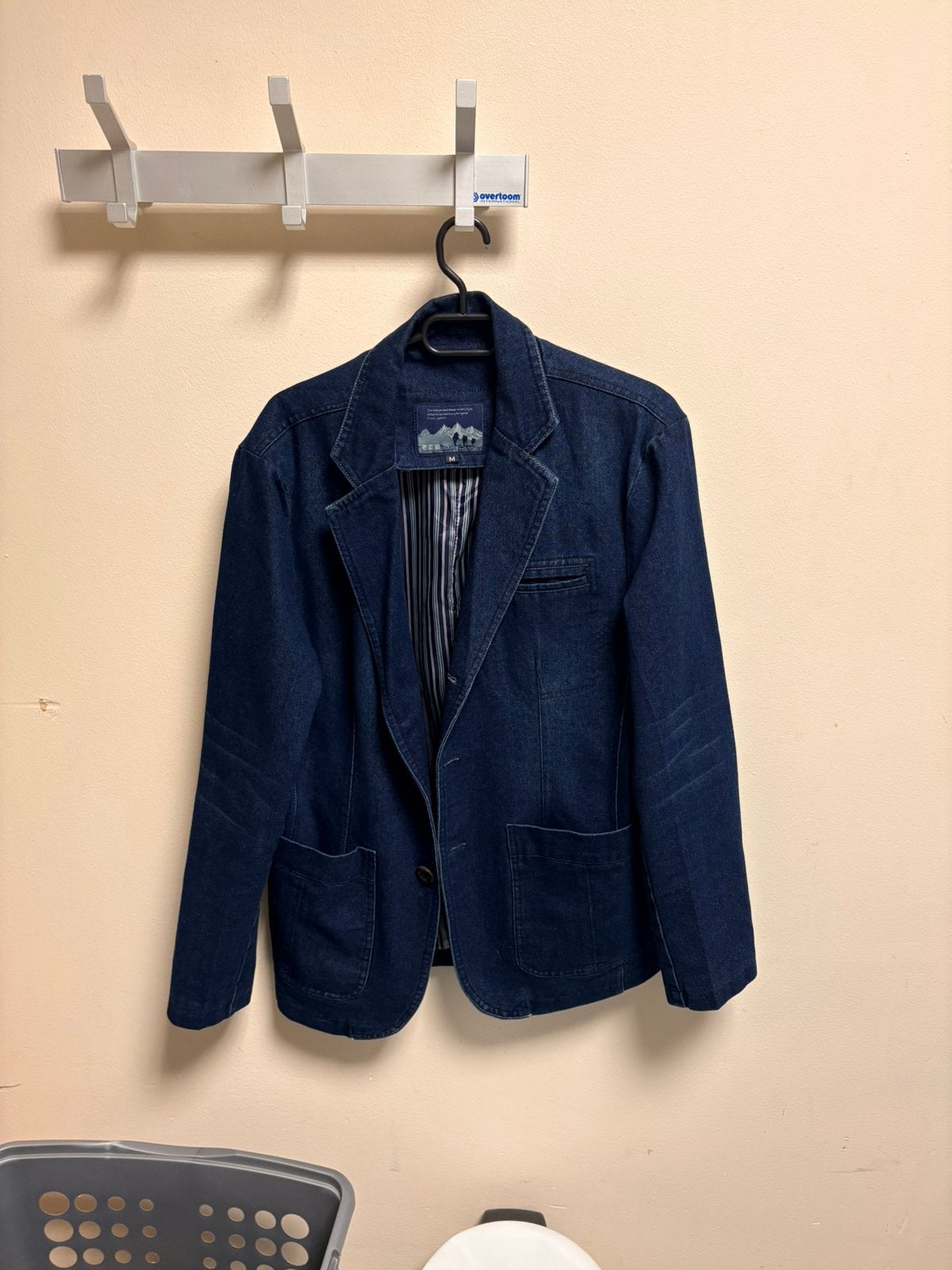 Spijker jasje/colber, Ophalen, Zo goed als nieuw, Blauw