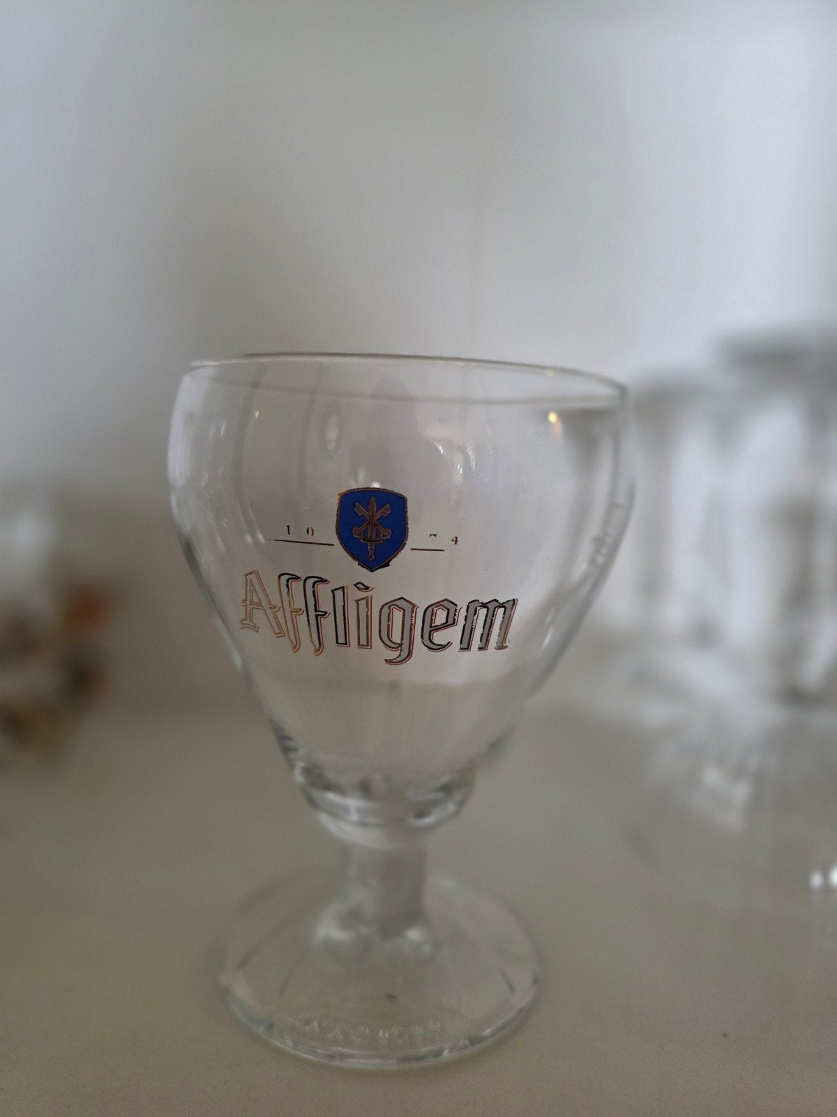 Affligem bierglas - Authentiek en stijlvol, Ophalen of Verzenden, Zo goed als nieuw, Glas of Glazen, Overige merken