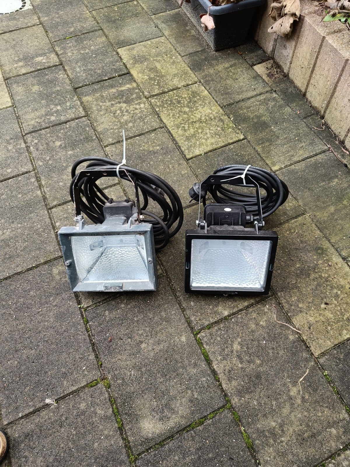 Halogeen Schijnwerpers 300W + 150W met Aansluitkabel, Ophalen