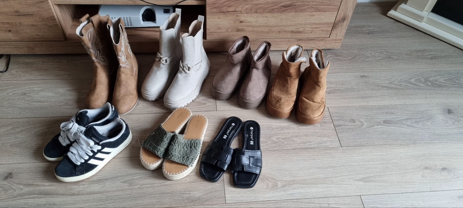 Partij schoenen, Kleding | Dames, Schoenen, Zo goed als nieuw, Bruin, Ophalen