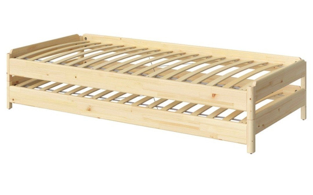 bed van ikea, Huis en Inrichting, Ophalen, Eenpersoons, Minder dan 160 cm, Zo goed als nieuw