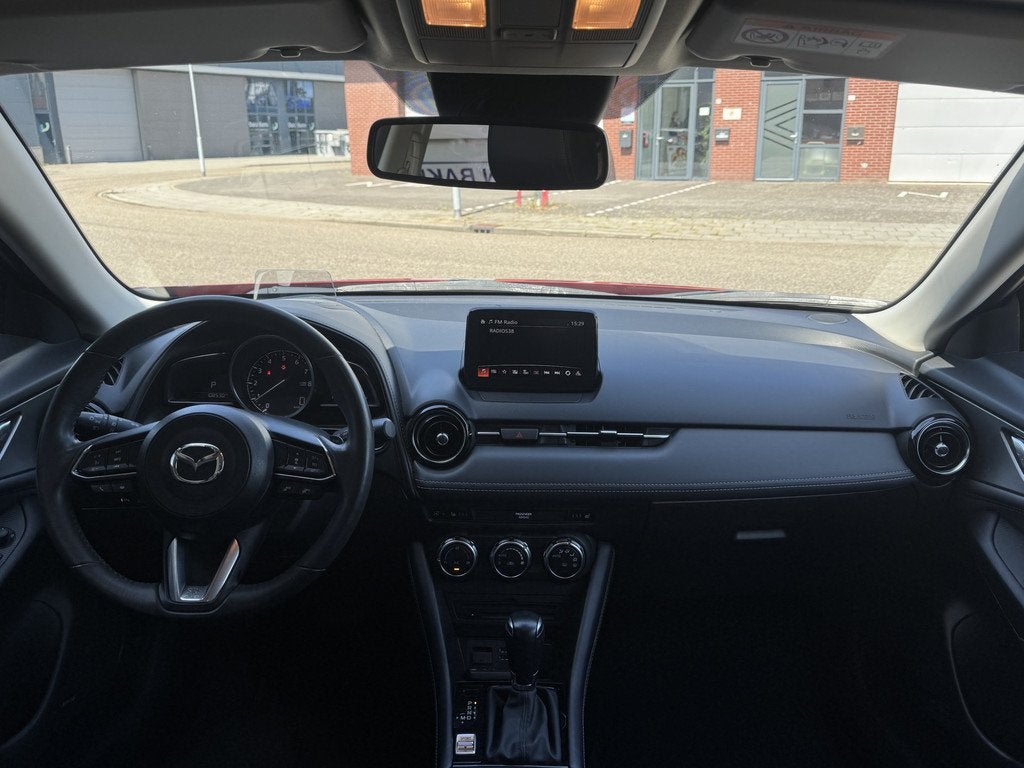 Mazda CX-3 2.0 SkyActiv-G 120 GT-M ✅ Automaat ✅ Head-up, Auto's, Gebruikt, 4 cilinders, Leder en Stof, 122 pk