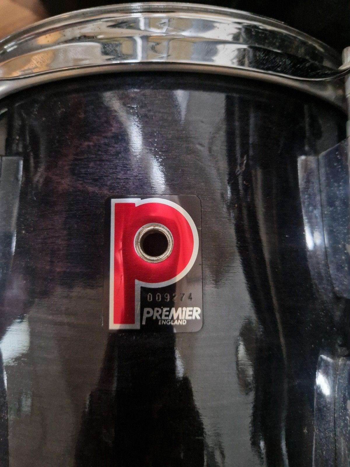 Retro akoestisch drumstel Premier - 5 delig - in goede staat, Ophalen, Gebruikt, Premier