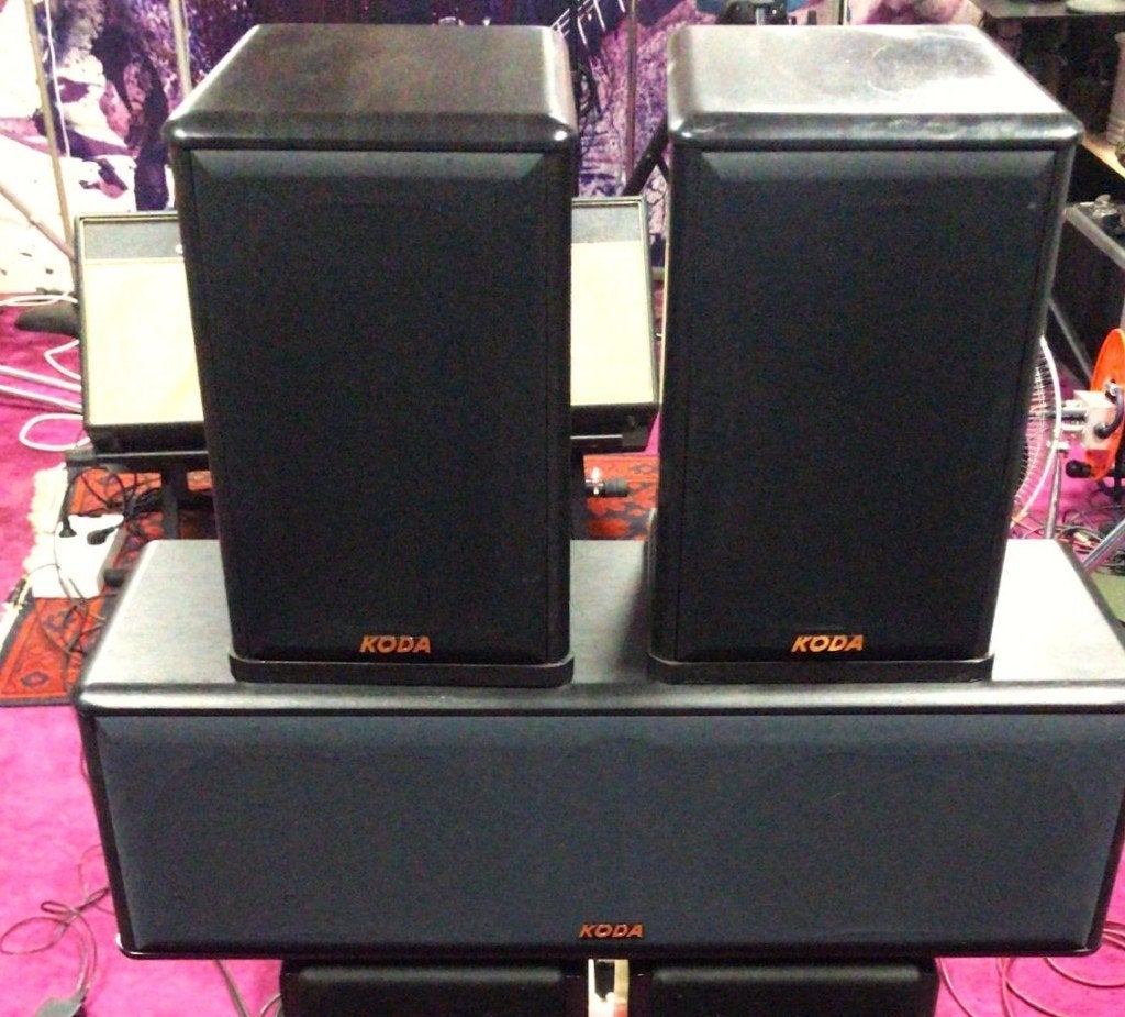 Koda Speakers+Center,powerd Woofer,2 xBose satellite cubes, Ophalen, Center speaker, Overige merken