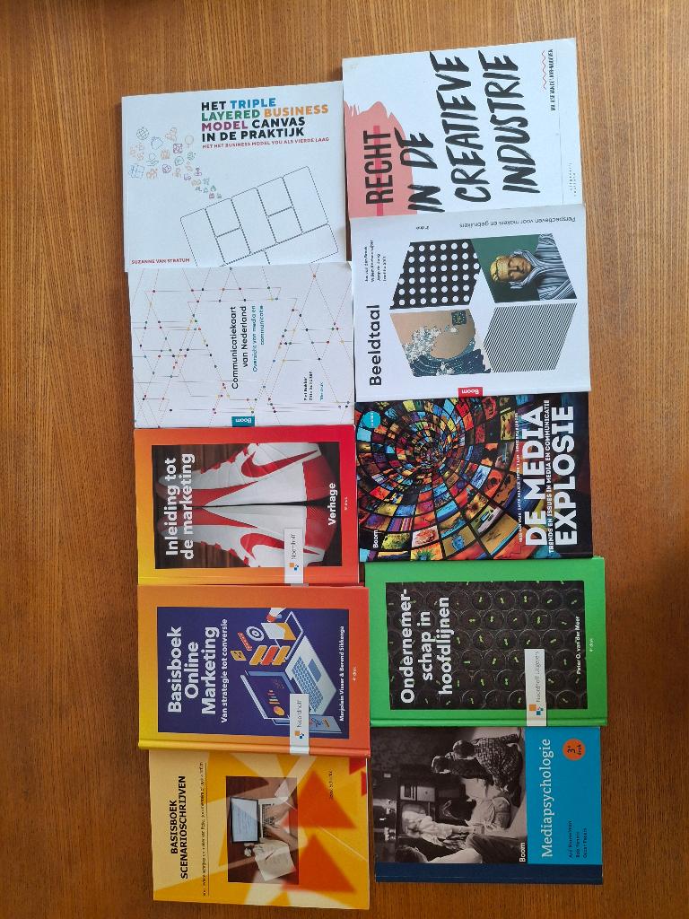 Studieboek creative business, Ophalen, Zo goed als nieuw, Economie en Marketing