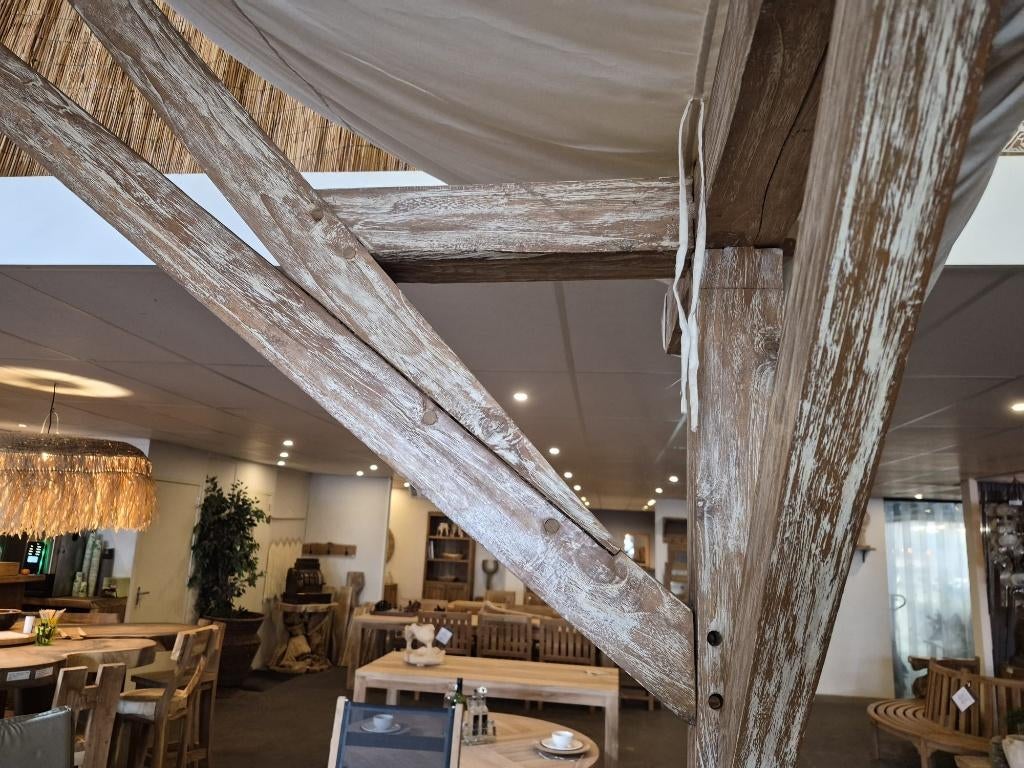 Massief Teakhouten Overkapping / Partytent – Showmodel, Ophalen, Partytent, Minder dan 4 meter, 2 meter of meer