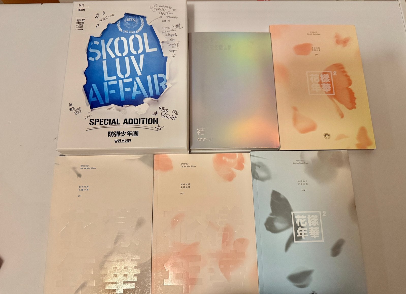 BTS albums met photocard most beautiful moment in life, Ophalen of Verzenden, Zo goed als nieuw, Foto of Kaart