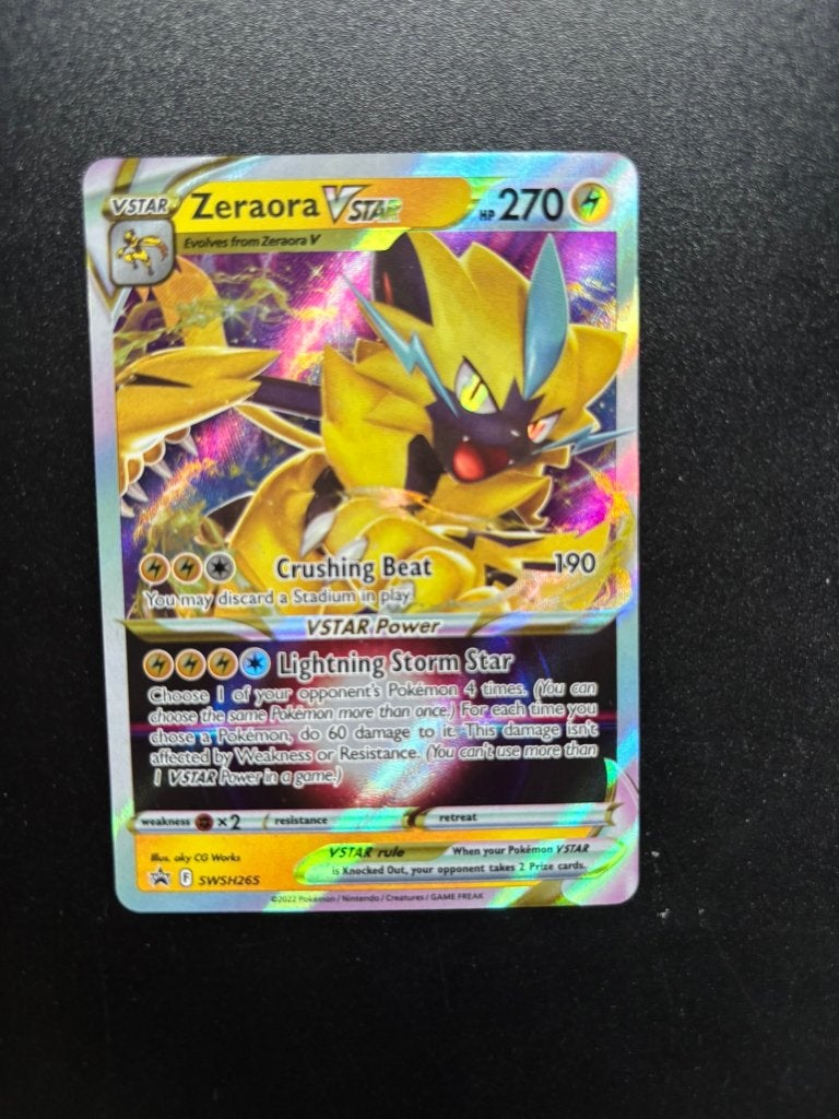 Zeraora VSTAR (SWSH 265), Ophalen of Verzenden, Zo goed als nieuw