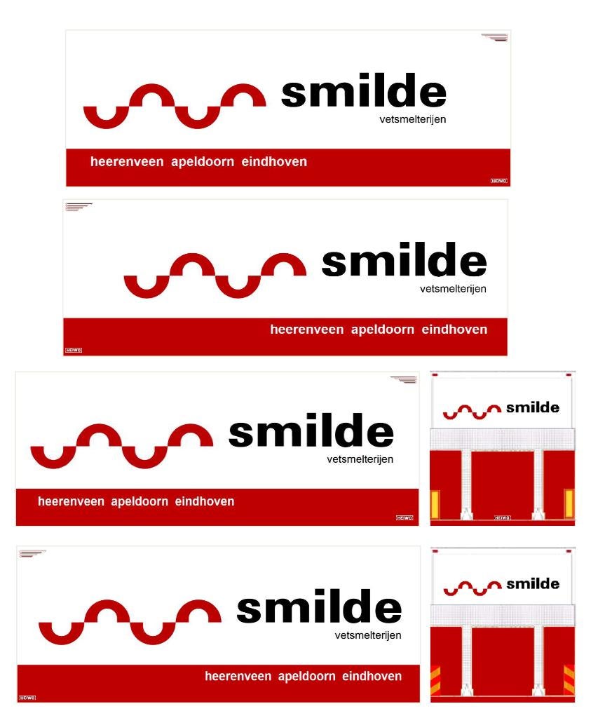 Vrachtauto decal 1:50 Smilde Heerenveen ( Combi ), Verzenden, Nieuw, Bus of Vrachtwagen, Overige merken
