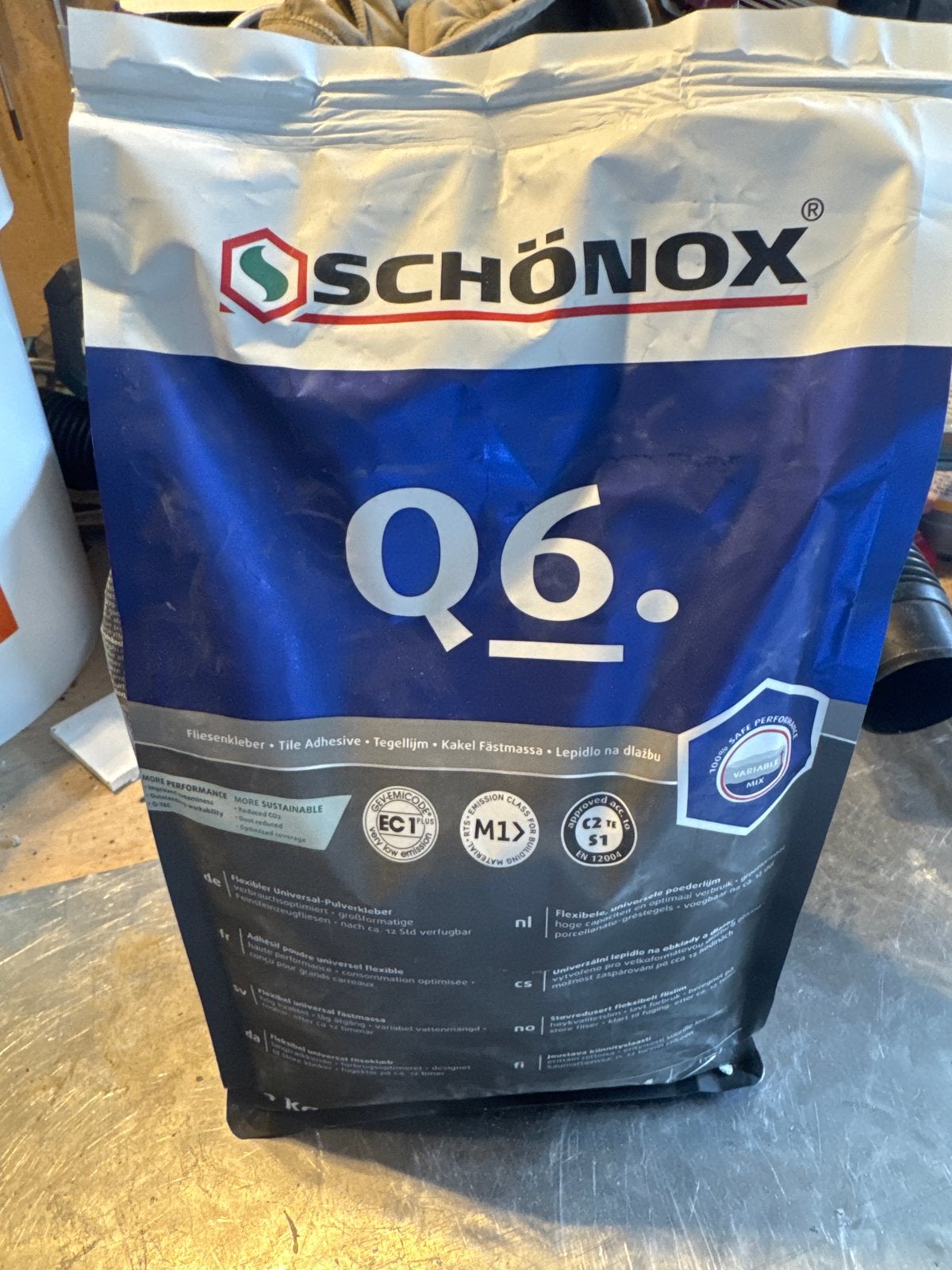 Schönox Q6 Tegellijm - Flexibele Universele Lijm, Ophalen, Overige materialen, Overige typen, Nieuw