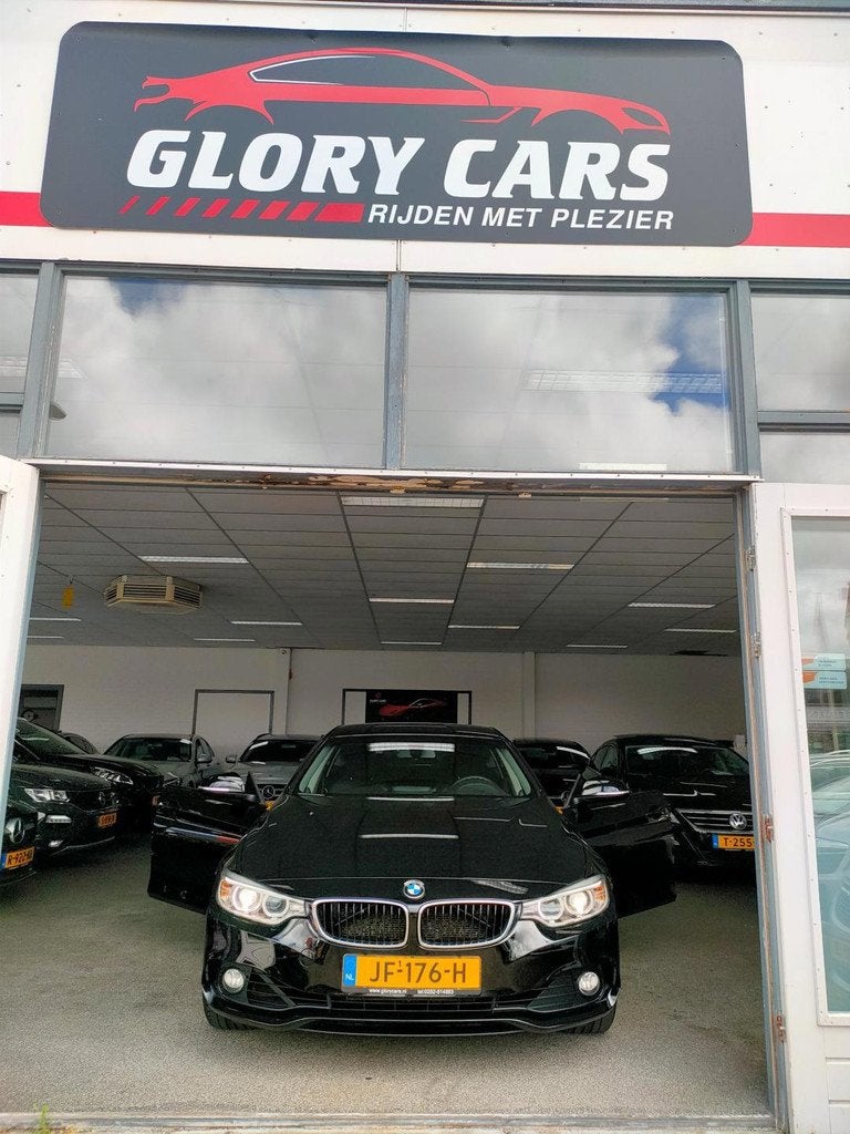 BMW 4-serie Gran Coupé 418i AUTOMAAT-NAVI-SPORT PAKKET, Auto's, Automaat, Gebruikt, Zwart, Origineel Nederlands