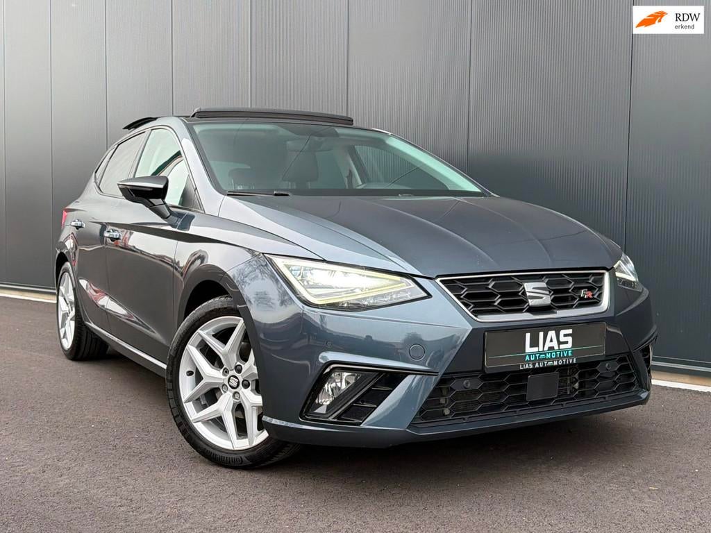 SEAT Ibiza 1.0 TSI FR 2019 | PANO | Keyless | FR uitvoering, Voorwielaandrijving, Zwart, Ibiza, Origineel Nederlands