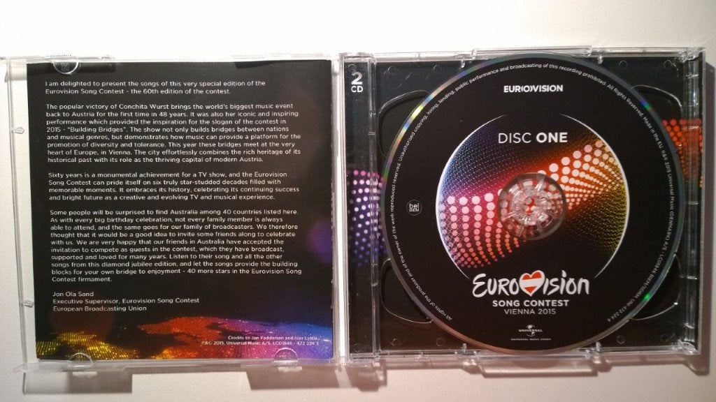Eurovision Song Contest Vienna 2015, Ophalen of Verzenden, Zo goed als nieuw, Pop, Album