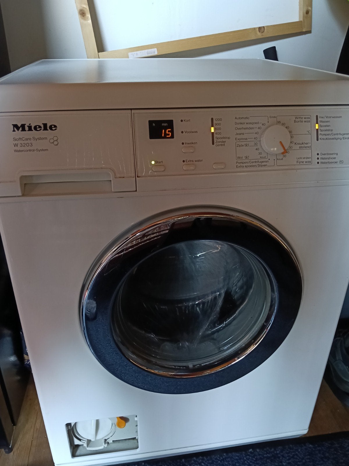 wasmachine miele, Ophalen, Gebruikt, 1200 tot 1600 toeren, 85 tot 90 cm
