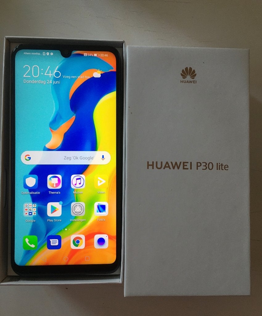 ZGAN Huawei P30 lite 128 Met Android te koop of te ruilen, Telecommunicatie, Mobiele telefoons | Huawei, Blauw, Ophalen of Verzenden