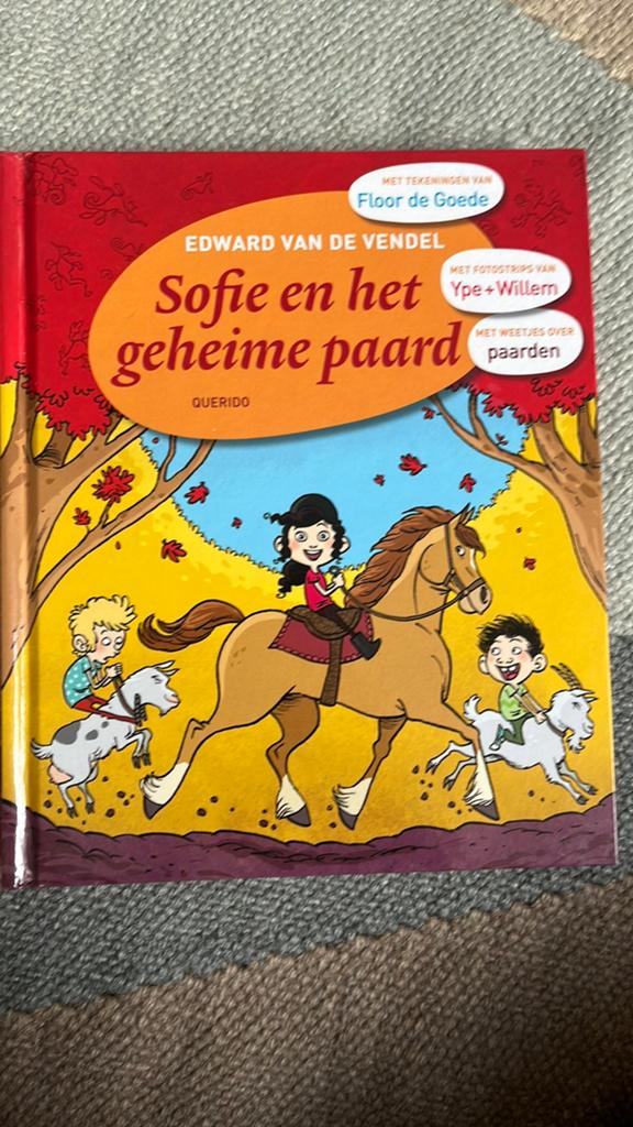 Edward van de Vendel - Sofie en het geheime paard, Ophalen, Fictie algemeen, Zo goed als nieuw, Edward van de Vendel