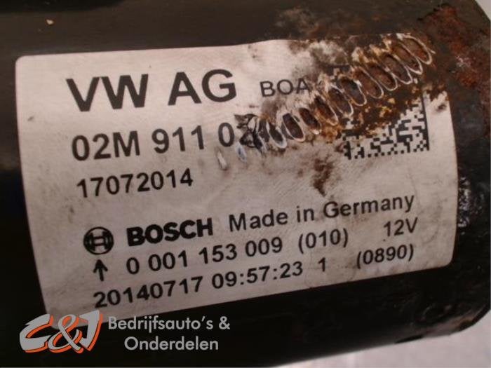 Startmotor van een Volkswagen Transporter, Gebruikt, -, Volkswagen, -