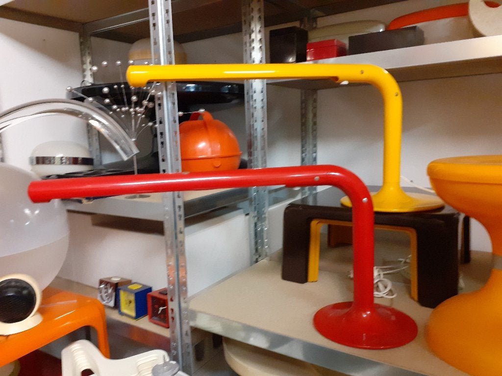 Tube tafellamp Zweeds design Anders Pehrson jaren 70 retro, Verzamelen, Ophalen of Verzenden, Huis en Inrichting