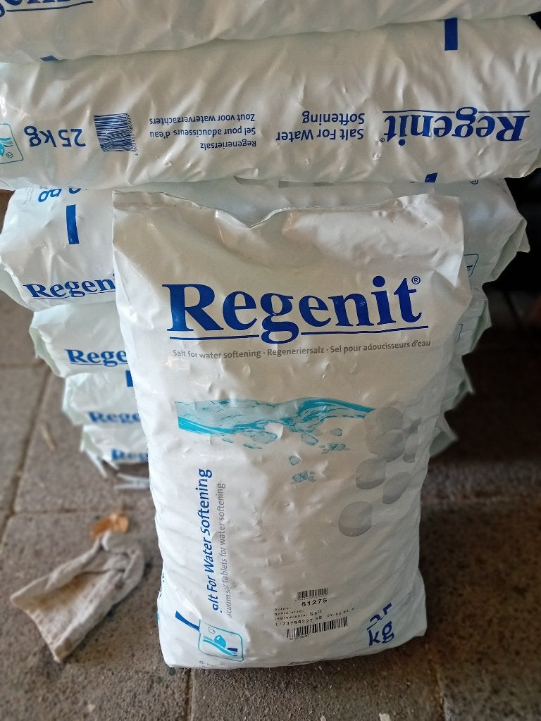 regenit zout, Witgoed en Apparatuur, Waterontharders, Ophalen of Verzenden, Nieuw, Waterontharder met zout