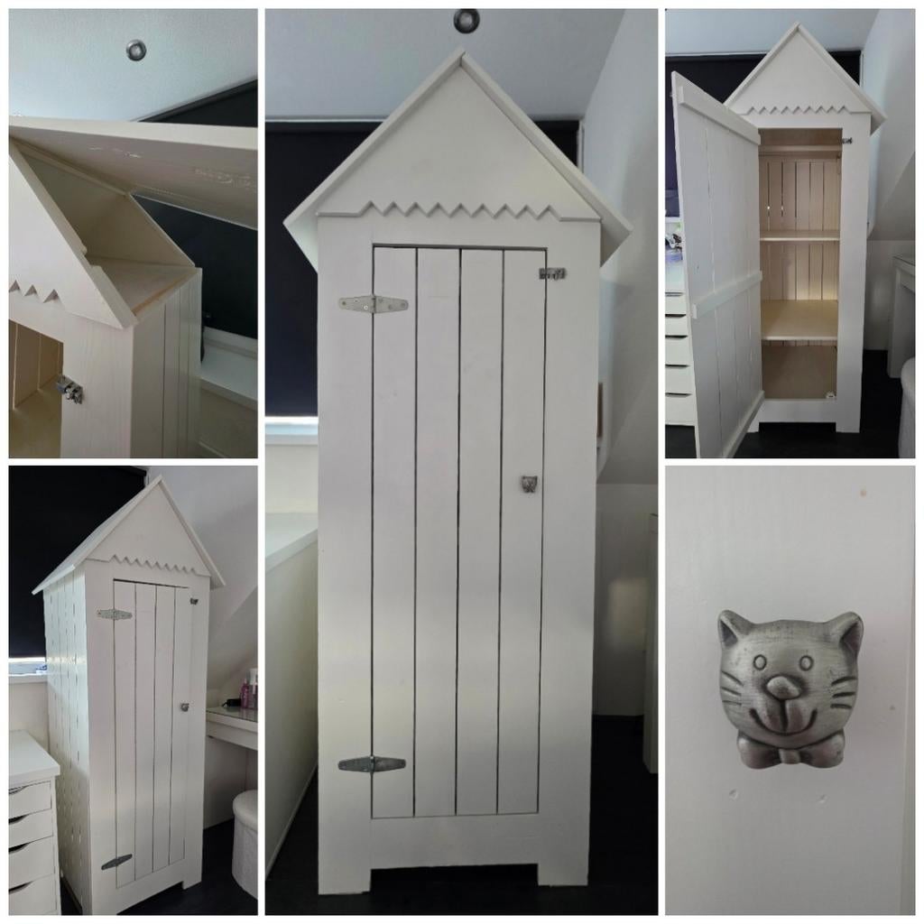 Superleuk ''strandhuisje' kast, Ophalen of Verzenden, Gebruikt, 25 tot 50 cm, 50 tot 100 cm