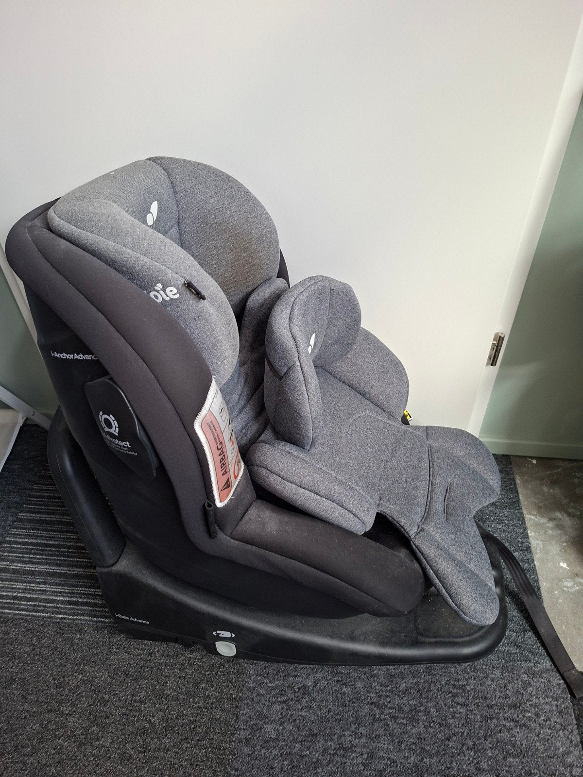 Joie i-Anchor Advance autostoel, 0 t/m 18 kg, Zijbescherming, Zo goed als nieuw, Isofix