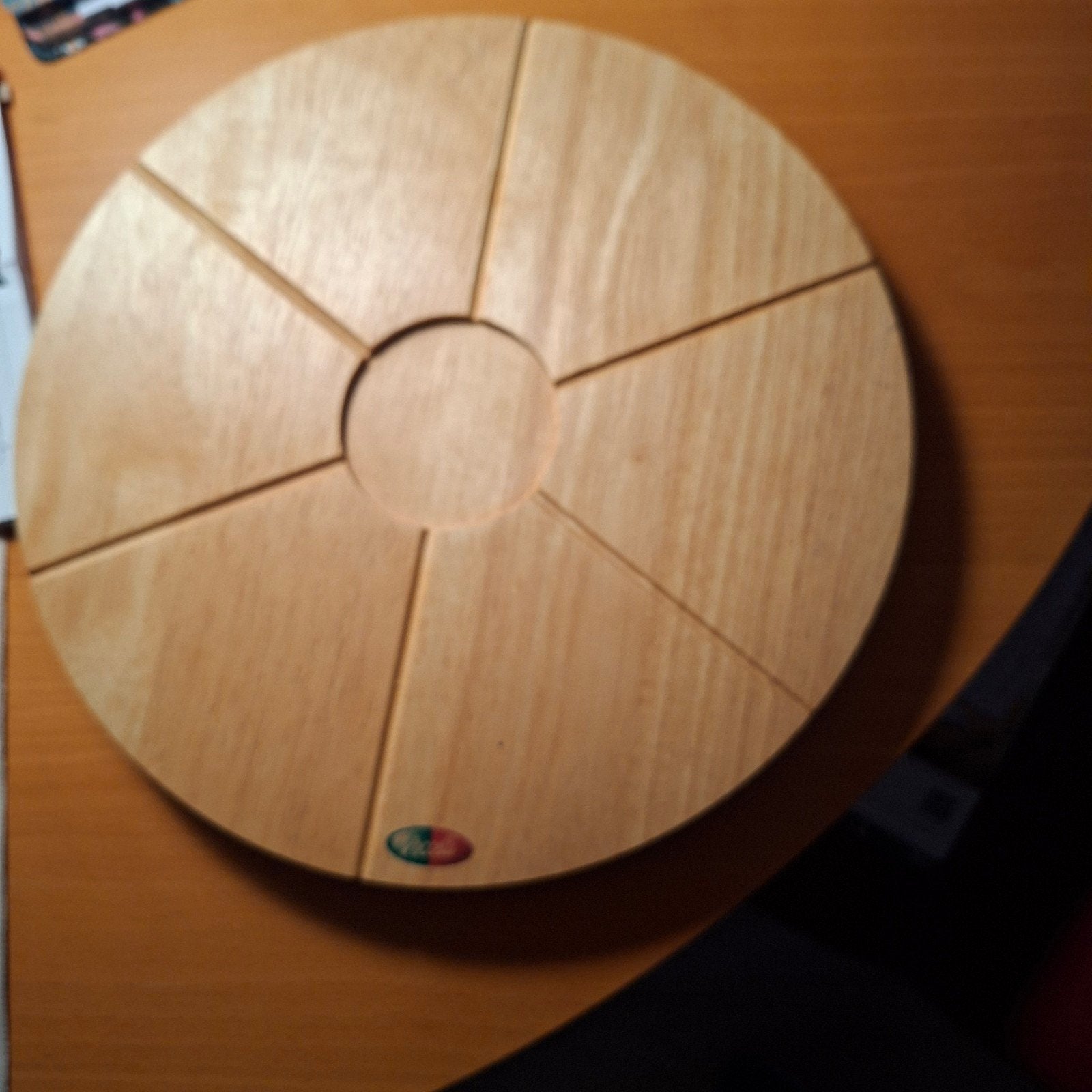 Houten Draaiplateau - Handig voor serveren, Ophalen, Hout, Bruin, Overige typen