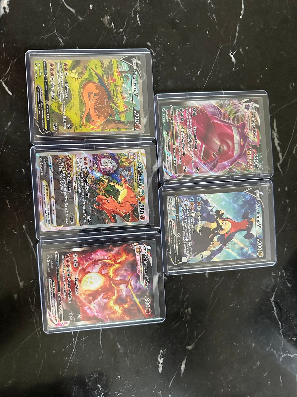Pokémon kaarten - Charizard V, VMAX, VSTAR en meer, Hobby en Vrije tijd, Ophalen of Verzenden, Zo goed als nieuw, Meerdere kaarten