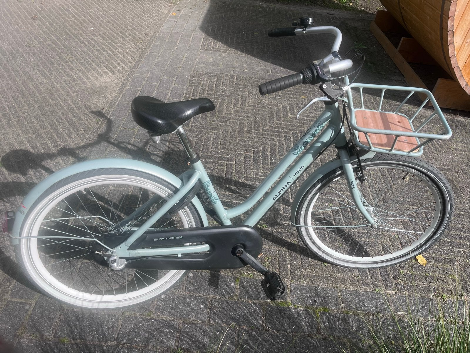 Alpina Mood Meisjesfiets 24 inch - Lichtblauw, Fietsen en Brommers, Ophalen, Terugtraprem, Handrem, Gebruikt
