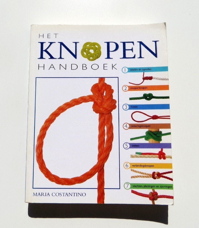 Outdoor boek M5490: Maria Costantino - Het knopen handboek, Ophalen of Verzenden, Zo goed als nieuw, Maria Costantino, Overige onderwerpen