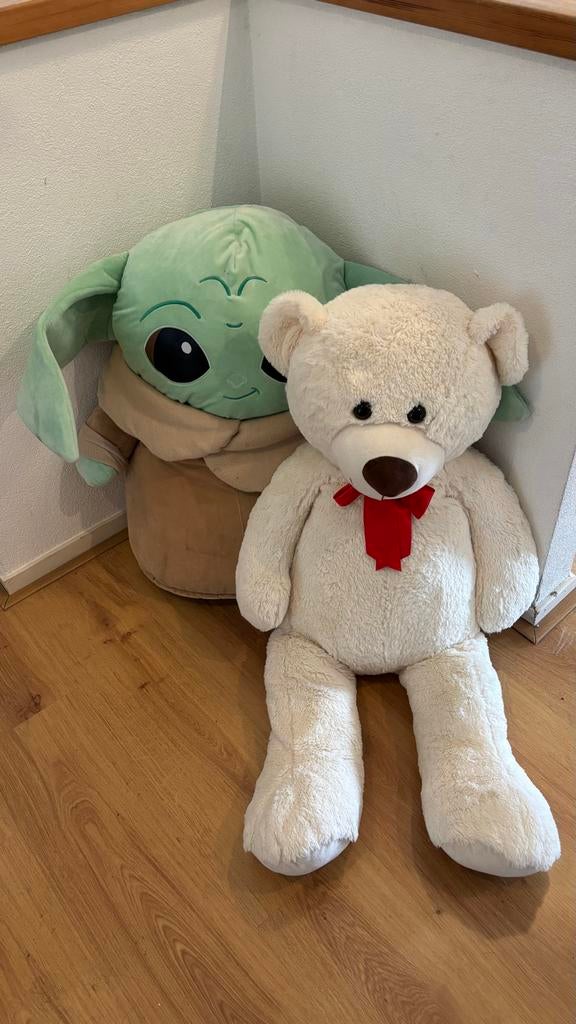 Grote knuffels: Baby Yoda, witte beer en ijsbeer, Kinderen en Baby's, Speelgoed | Knuffels en Pluche, Ophalen, Gebruikt, Overige typen