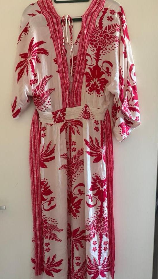 Nieuwe zomer strand jurk van Cotton Club. maat L, Ophalen of Verzenden, Nieuw, Rood, Overige typen