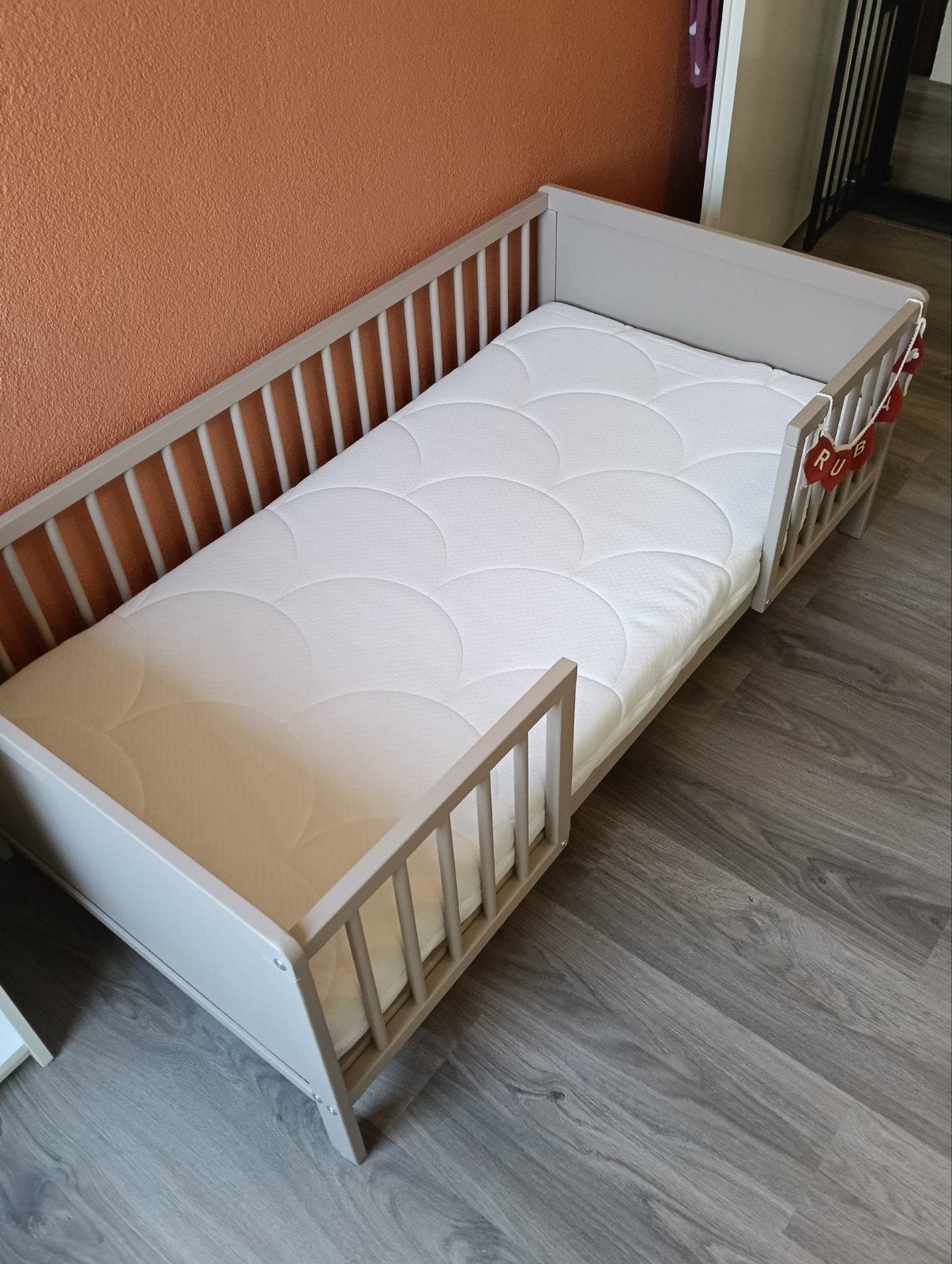 prenatal 140x70 juniorbed incl matras kinderbed peuterbed, Ophalen, 70 tot 85 cm, 140 tot 160 cm, Zo goed als nieuw