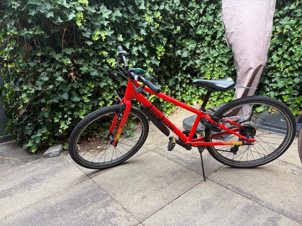 Nette Cannondale Quick 24 inch kinderfiets – 7 versnellingen, Ophalen, Velgrem, Versnellingen, Cannondale