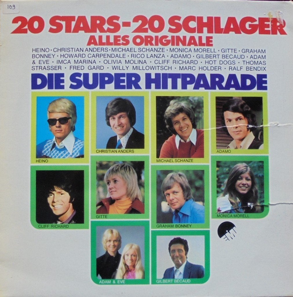 LP 20 Stars - 20 Schlager: Die Super Hitparade, LP, Zo goed als nieuw, 12 inch, Schlager