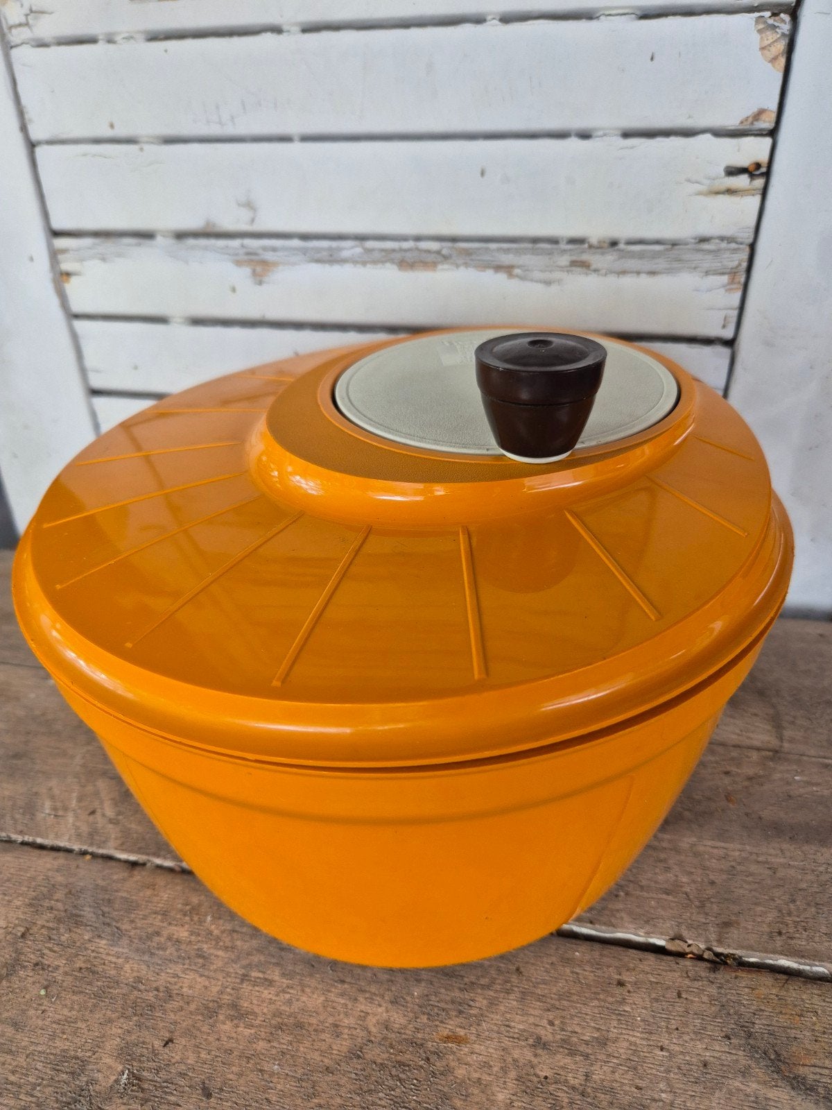 oranje Moulinex sla centrifuge uit de jaren 70, Verzamelen, Retro, Ophalen of Verzenden, Huis en Inrichting
