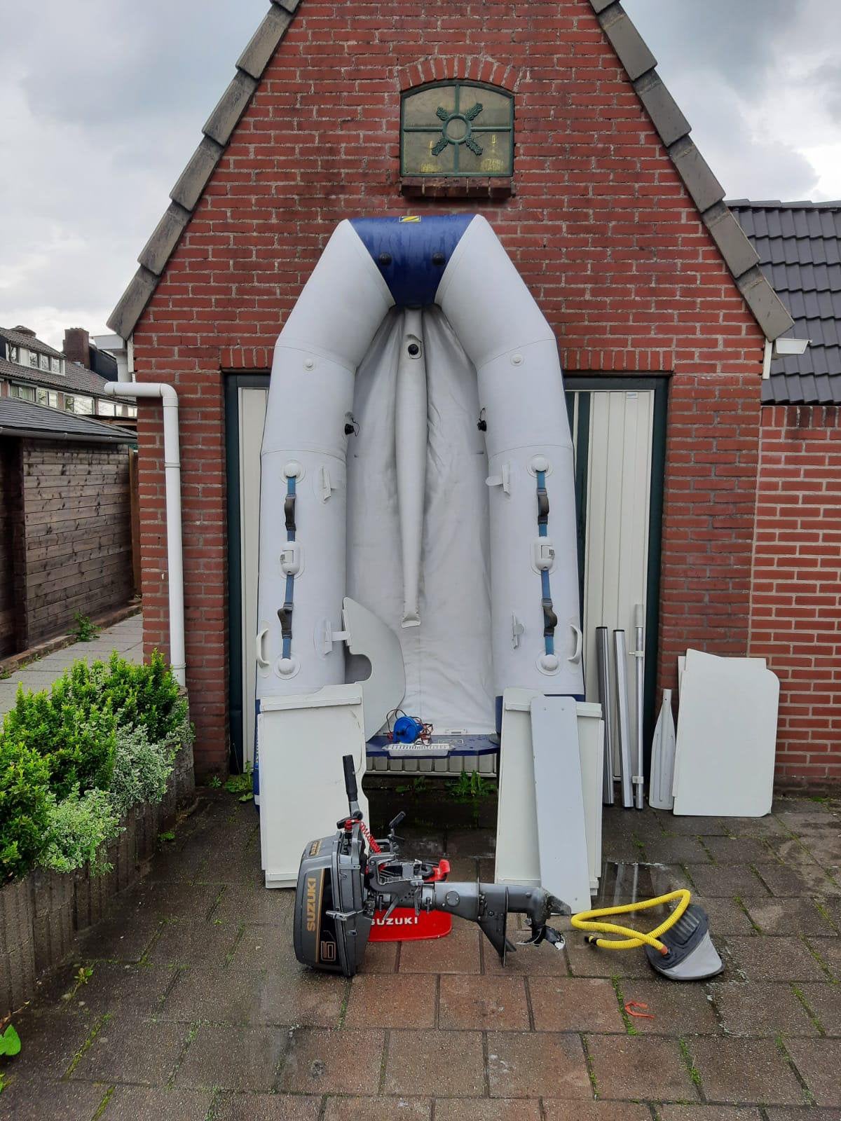 Zodiac C310S opblaasboot, Ophalen, Zo goed als nieuw, Grootzeil, Minder dan 15 m²