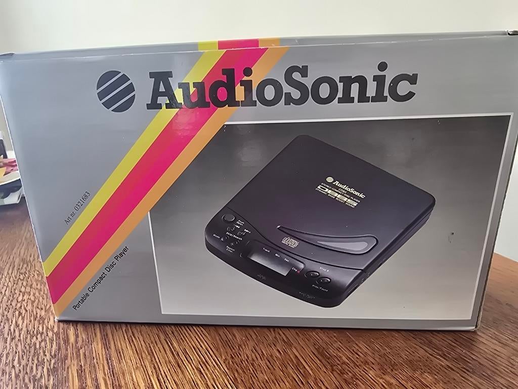 AudioSonic Discman in doos - Draagbare CD-speler, Ophalen of Verzenden