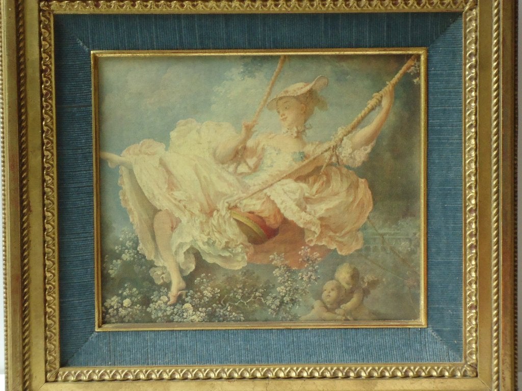 Repro / doek Les hasards heureux de l’Escarpolette FRAGONARD, Ophalen of Verzenden