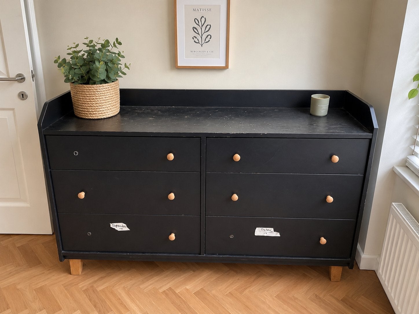IKEA Hauga commode/kast - opknapper, gratis af te halen, Ophalen, Gebruikt, 50 tot 70 cm, 100 cm of meer