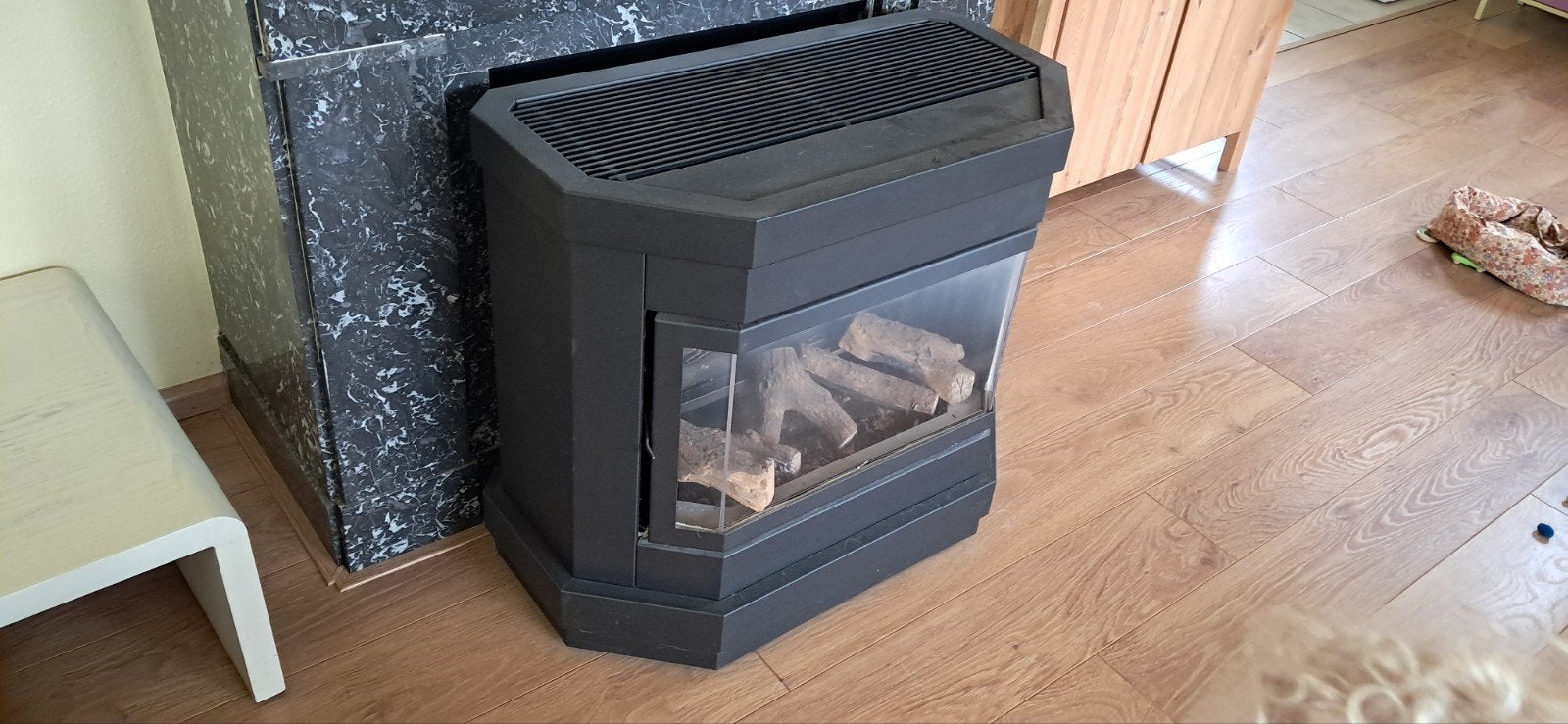 Gashaard Well Straler B11BS 10,48 kW, Ophalen, Gebruikt, Vrijstaande haard, Gashaard
